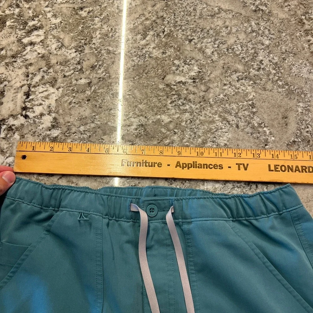 FIGS Technical Collection TM3001S Scrub Pants Teal Blue Mens Size Small S 29x29